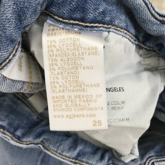 AG Anthropologie Ex-Boyfriend Slouch Slim Jean 25 - Picture 6 of 9